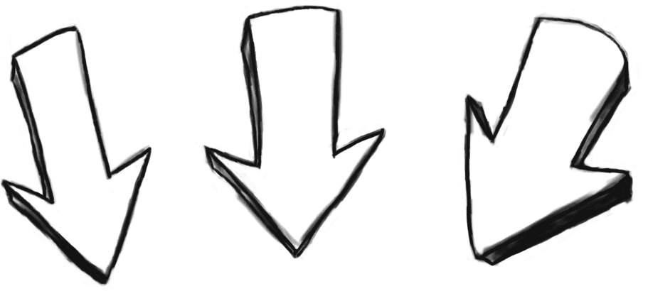 down arrow